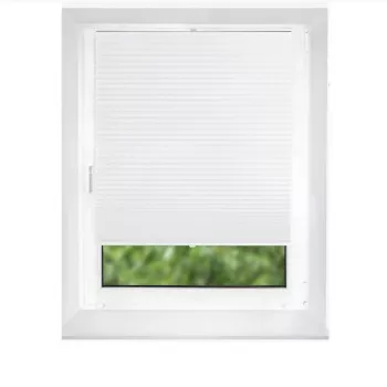 Pearl 100x170 baltos plisuotos žaliuzės su termo danga