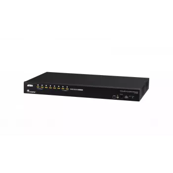 ATEN 8 prievadų USB 2.0 4K HDMI KVM jungiklis su USB 3.1 šakotuvu, garsu, montuojamas į stelažą