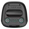 DENVER BPS-170 400W Bluetooth vakarėlių garsiakalbis su RGB apšvietimu, TWS, karaoke, FM radiju, USB/SD/AUX/Mic įvestimis
