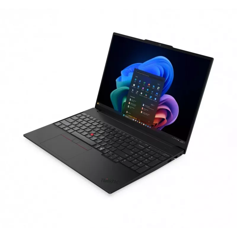 Lenovo ThinkPad E16 G4 21YC004YPB 16 colių WUXGA IPS nešiojamasis kompiuteris, Intel Core Ultra 5 325, 32GB DDR5, 512GB SSD, Windows 11 Pro, juoda