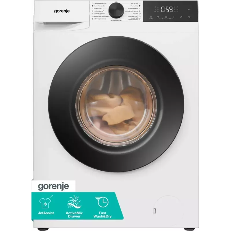 Gorenje WDG2PS954A1D2/PL skalbimo džiovinimo mašina, 9 kg skalbimas / 6 kg džiovinimas, 1400 aps./min., A energijos klasė, balta