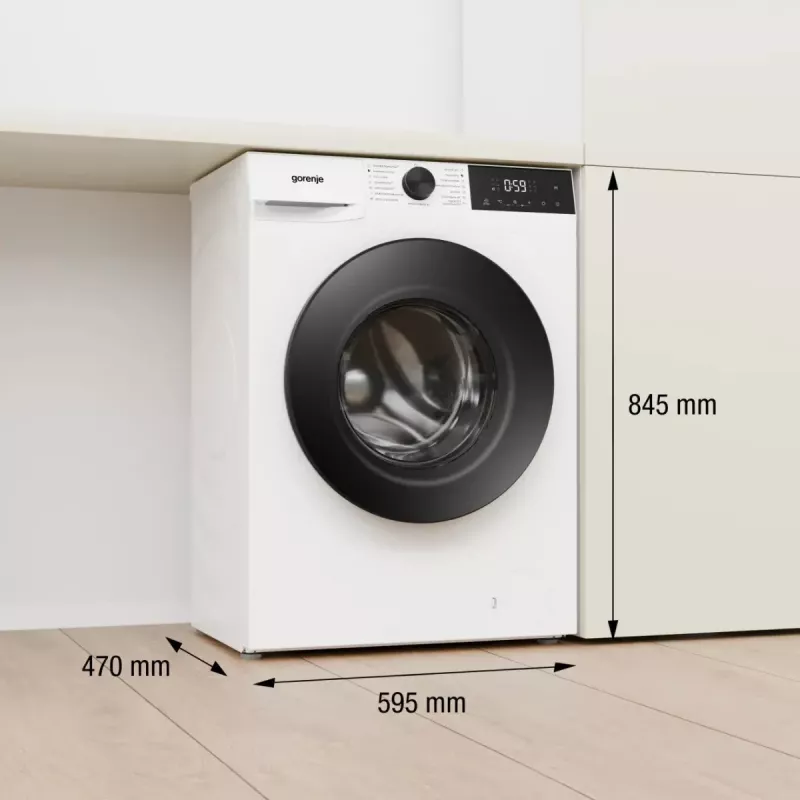 Gorenje WDG2PS954A1D2/PL skalbimo džiovinimo mašina, 9 kg skalbimas / 6 kg džiovinimas, 1400 aps./min., A energijos klasė, balta