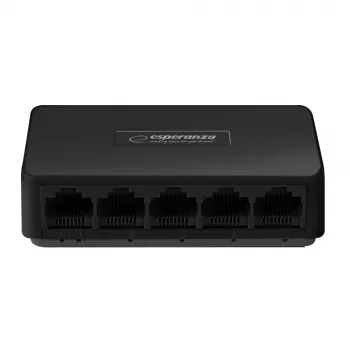 ESPERANZA 5 prievadų gigabaitinis komutatorius 10/100/1000 ONYX ENS103