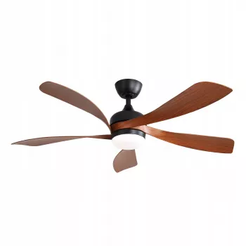 Extralink Grand Walnut 52 išmanus WiFi lubų ventiliatorius, 132 cm, riešutmedžio spalvos, valdymas programėle