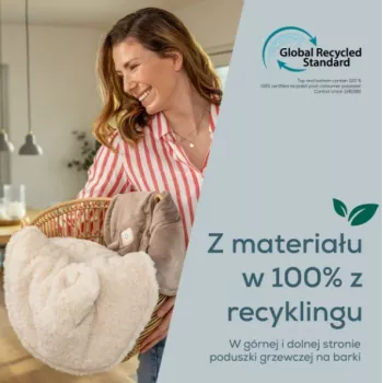 Beurer HK 165 Huggy Creme šildoma pagalvėlė | 3 šilumos režimai, skalbiama mašinoje, Beurer saugos sistema