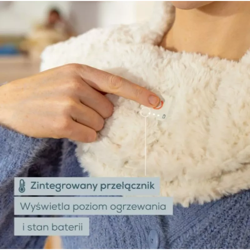 Beurer HK 165 Huggy Creme šildoma pagalvėlė | 3 šilumos režimai, skalbiama mašinoje, Beurer saugos sistema