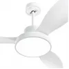 Extralink Aero Breeze 47 išmanusis WiFi lubų ventiliatorius, baltas, valdymas programėle, 119 cm