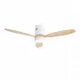 Extralink Nature Flow 52 išmanusis WiFi lubų ventiliatorius su medinėmis mentėmis, nuolatinės srovės varikliu, LED šviestuvu, valdymu per programėlę, 132 cm