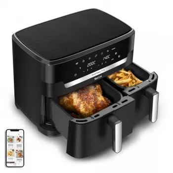 Tefal ActiFry Dual Motion oro gruzdintuvė EY9428E 1,7 kg juoda