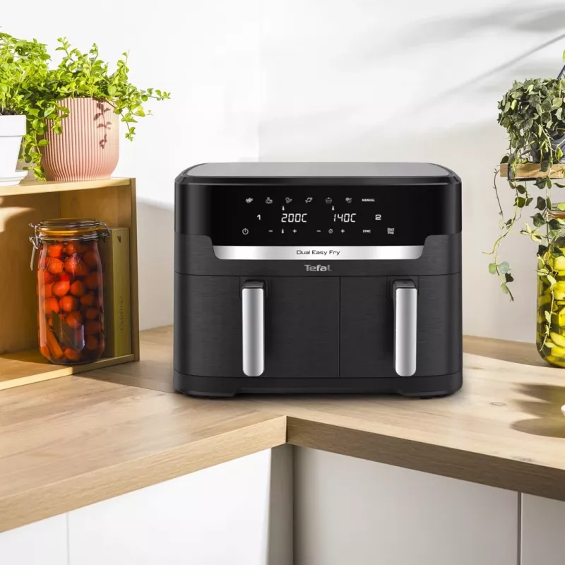 Tefal ActiFry Dual Motion oro gruzdintuvė EY9428E 1,7 kg juoda