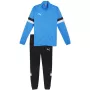 PUMA vyriškas Team Rise treniruočių kostiumas 2XL – mėlynai-juodas (Peacoat-Puma Black) dryCELL pilnai užsegama striukė ir kelnės
