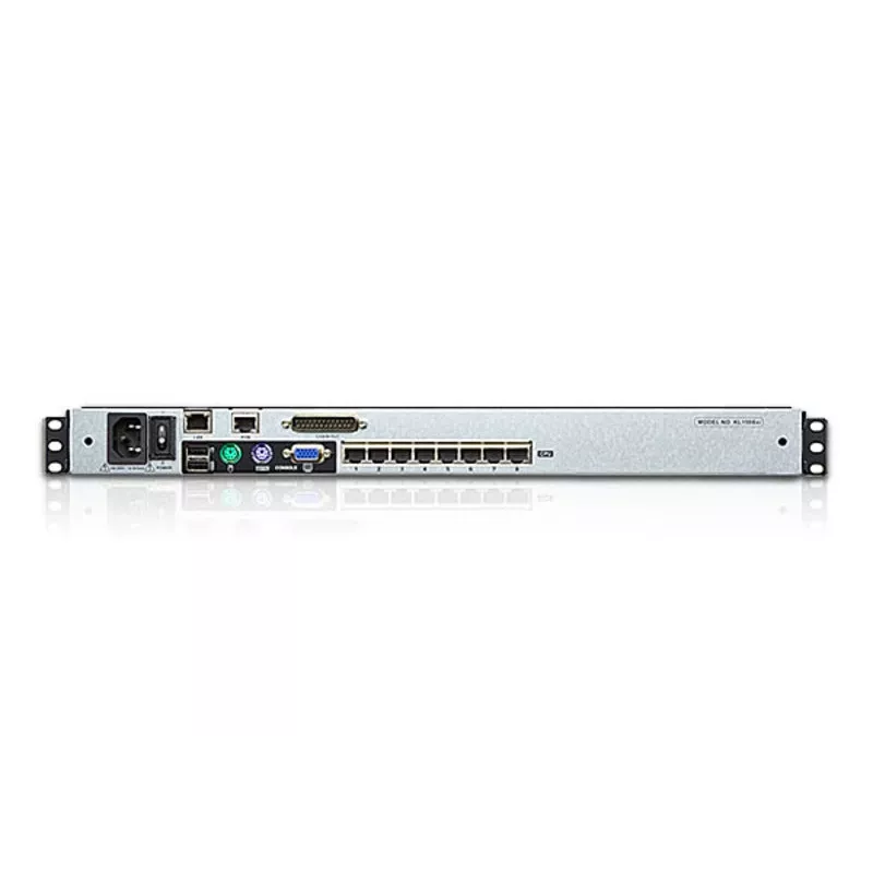 ATEN KL1508AiM F 17 colių LCD IP KVM jungiklis - 8 prievadų stelažinis konsolės su nuotoline prieiga