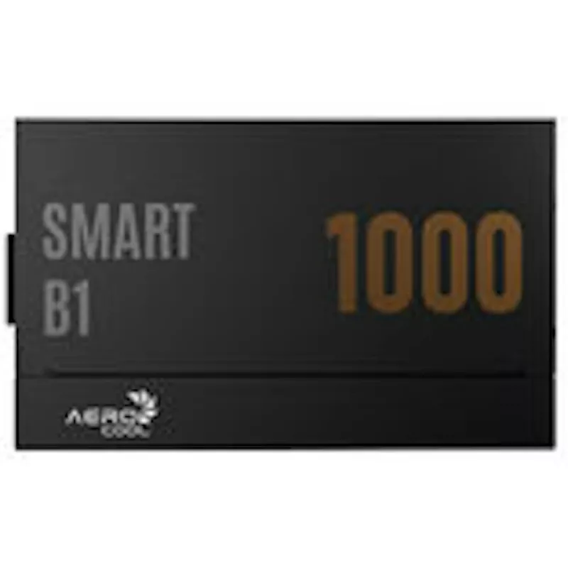 Aerocool Smart B1 80 PLUS Bronze maitinimo blokas, PCIe 5.1, ATX 3.1 - 1000 W, juodas