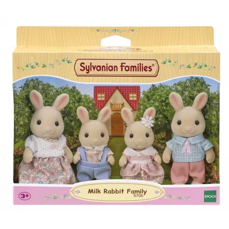 EPOCH Sylvanian Families Milk Rabbit Family figūrėlių rinkinys