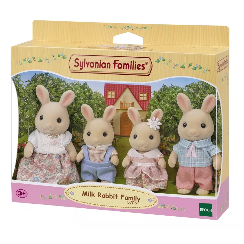 EPOCH Sylvanian Families Milk Rabbit Family figūrėlių rinkinys