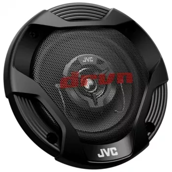 JVC CS-DR422 4 colių 2 krypčių koaksialiniai automobilio garsiakalbiai su anglies mikos kūgiais ir hibridiniais apvadais (pora)