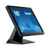 Iiyama ProLite T1531SAW-B5 15 colių XGA varžinis jutiklinis LED monitorius, 4:3, DVI-D/VGA, USB, garsiakalbiai, IP54 priekinė dalis, VESA, juoda