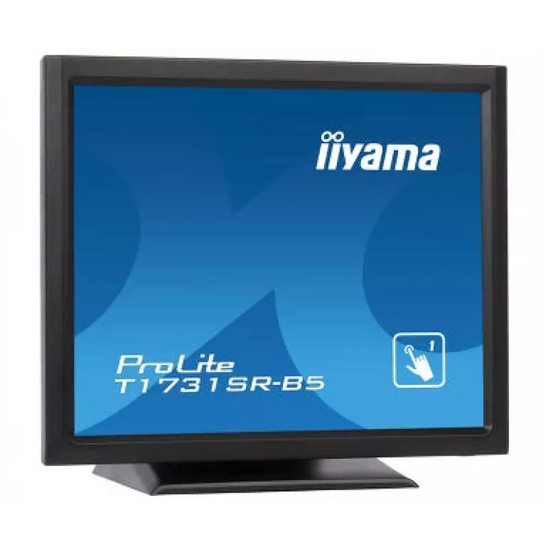 Iiyama ProLite T1731SR-B5 17 colių SXGA 5:4 varžinis jutiklinis LED monitorius - juodas