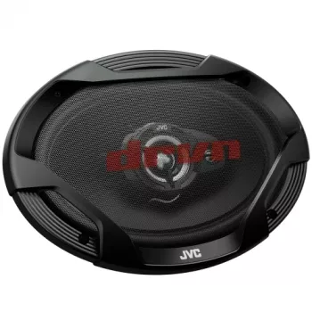 JVC CS-DR6932 6x9 colio 3 krypčių koaksialiniai automobilio garsiakalbiai, 500W didžiausia, 70W RMS, anglies žėručio žemųjų dažnių garsiakalbis, PEI aukštųjų dažnių garsiakalbiai, 4 omai