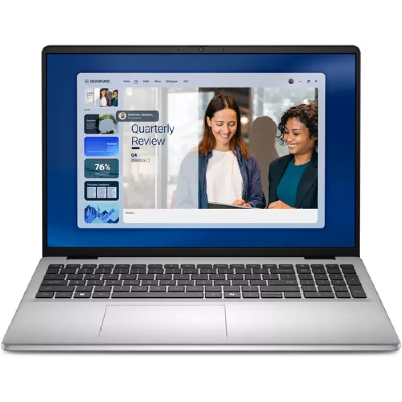 Dell 16 DC16256 nešiojamasis kompiuteris 16 colių FHD+ AMD Ryzen 7 350 32GB RAM 1TB SSD AMD Radeon Graphics Windows 11 Pro platininė sidabrinė