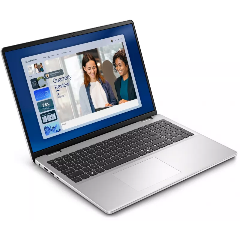 Dell 16 DC16256 nešiojamasis kompiuteris 16 colių FHD+ AMD Ryzen 7 350 32GB RAM 1TB SSD AMD Radeon Graphics Windows 11 Pro platininė sidabrinė