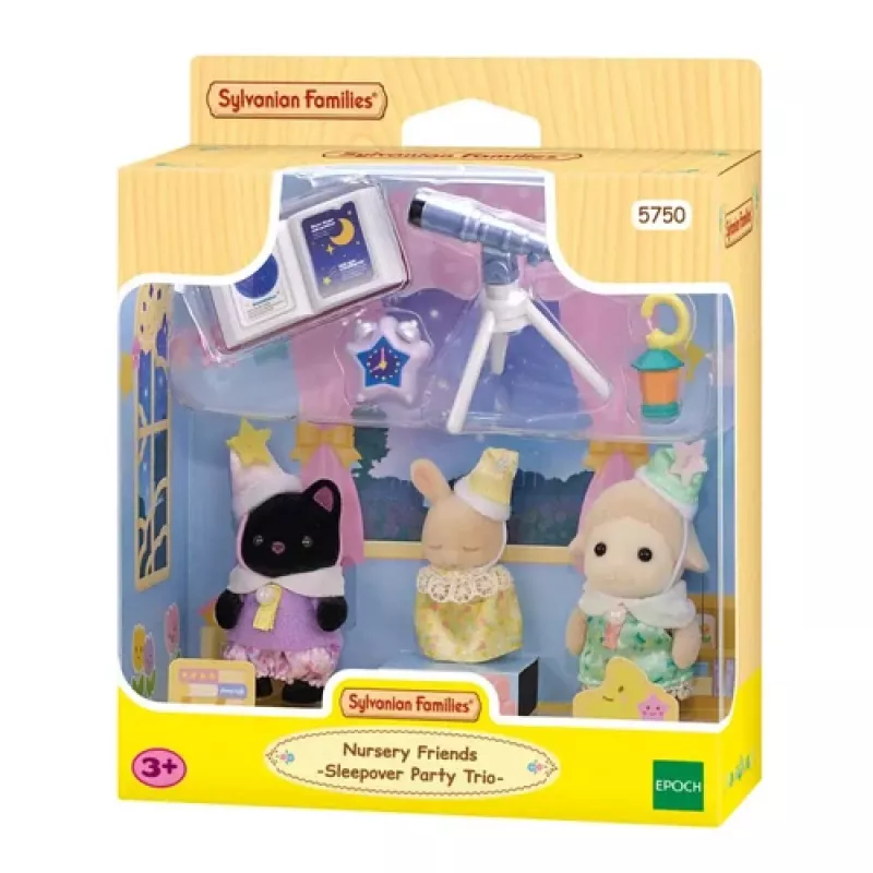 Sylvanian Families nuotykių namelis medyje nakvynės vakarėlio žaidimų rinkinys