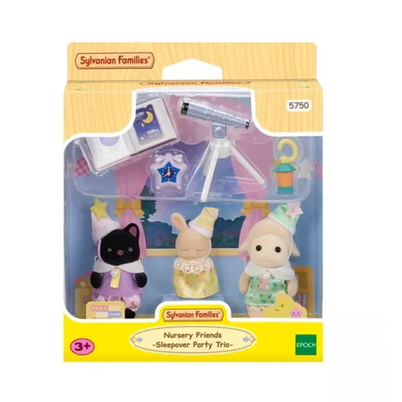 Sylvanian Families nuotykių namelis medyje nakvynės vakarėlio žaidimų rinkinys