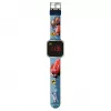 PULIO vaikų skaitmeninis laikrodis su LED ekranu - Disney Pixar Cars tema, raudonas/juodas