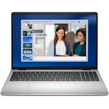 Dell 16 DC16256 nešiojamasis kompiuteris - AMD Ryzen 5, 16GB RAM, 512GB SSD, 16 inch FHD+, Windows 11 Pro, platininė sidabrinė