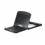ATEN CL3800NW 18,5 colio dvigubo bėgio USB HDMI-DVI LCD KVM konsolė