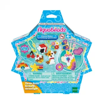 EPOCH Aquabeads Charm & Pendant rinkinys - daugiau nei 600 karoliukų, 10+ dizainų, vandeniu aktyvuojamas kūrybos rinkinys nuo 4 metų