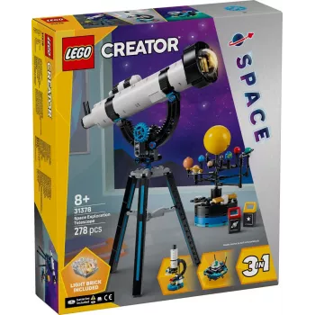 LEGO Creator 3-in-1 kosminio roverio tyrinėtojo 31107 konstravimo rinkinys, 510 dalių, nuo 8 metų