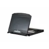 ATEN CL3800NW 18,5 colio dvigubo bėgio LCD KVM konsolė - DVI, USB, 1U