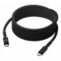 dbramante1928 Copenhagen USB-C į USB-C pintas kabelis 1m juodas
