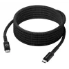 dbramante1928 Copenhagen USB-C į USB-C pintas kabelis 1m juodas