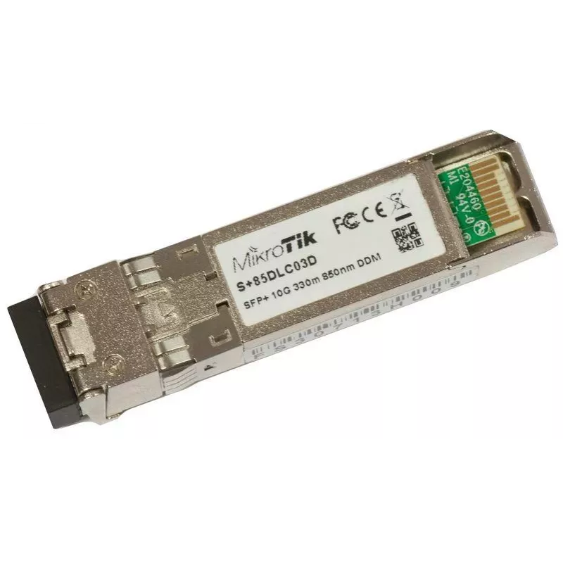 MikroTik S+85DLC03D 10G SFP+ 850nm daugiamodis LC siųstuvas-imtuvas, 300m