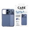CARE by PanzerGlass Samba dėklas, skirtas iPhone 17 Pro / 18 Pro – mėlynų atspalvių, MagSafe, perdirbtas TPU, antibakterinis, 3,6 m kritimo apsauga