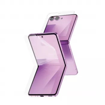 PanzerGlass PG65143 Samsung Galaxy Z Flip5 pagrindinio ekrano grūdinto stiklo apsauginė plėvelė su TPU plėvele