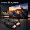 QOLTEC DisplayPort kabelis M/M v2.1 40G 2m