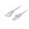 Lanberg PCU6-10CU-2000-S Cat.6 UTP LSZH varinis jungiamasis kabelis 20m pilkas, Fluke patvirtintas