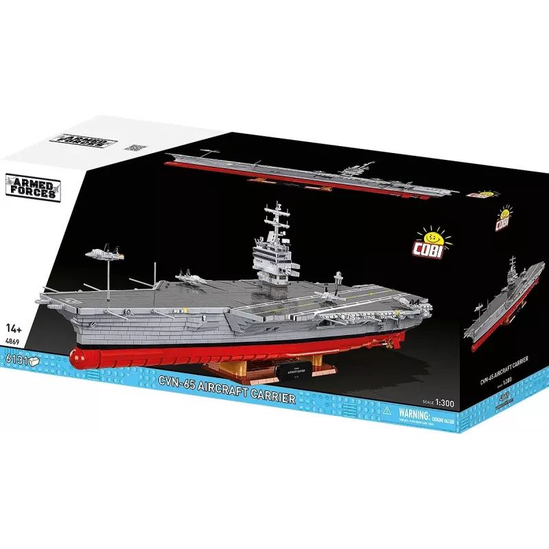 COBI 6131 PCS HC WWII /4869/ CVN-65 lėktuvnešio konstravimo rinkinys