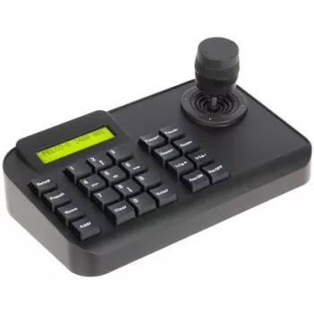RS-485 prieigos kontrolės klaviatūros terminalas su LCD ekranu ir apšviečiamais klavišais, suderinamas su Satel ACCO, 12 V DC, apsauga nuo ardymo, ABS korpusas
