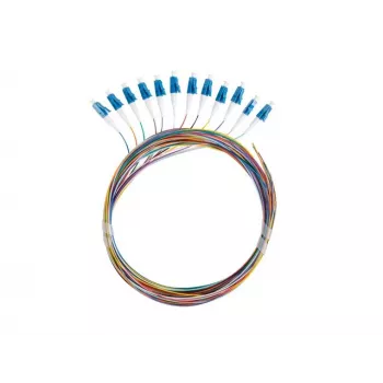 LANBERG Pigtail SM LC/UPC Semi-Tight 9/125 G657A1 12x2m Multicolor