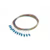 LANBERG Pigtail SM LC/UPC Semi-Tight 9/125 G657A1 12x2m Multicolor