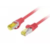 LANBERG Cat.6A S/FTP LSZH varinis jungiamasis kabelis 20m raudonas - Fluke patikrintas