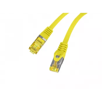 LANBERG Cat.6A S/FTP LSZH varinis laidų kabelis 20m geltonas Fluke patvirtintas