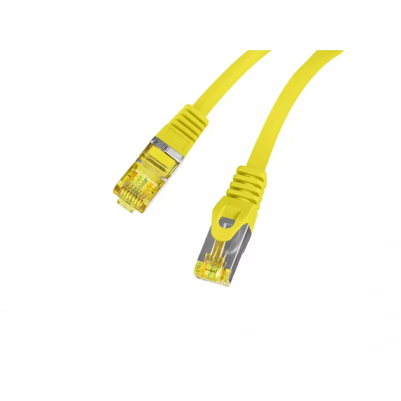 LANBERG Cat.6A S/FTP LSZH varinis laidų kabelis 20m geltonas Fluke patvirtintas