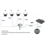 DELTA SPT-POE/4G-POE-DIN-E 5 prievadų pramoninis Gigabit PoE+ DIN bėgio jungiklis, 4x PoE+ 30W, 60W biudžetas, didinimo režimas, -40 iki 75°C