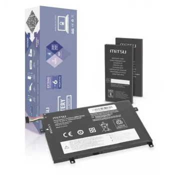 MITSU Battery 01AV411, skirta Lenovo ThinkPad E470 E475, 3650 mAh (40 Wh) 10.95V