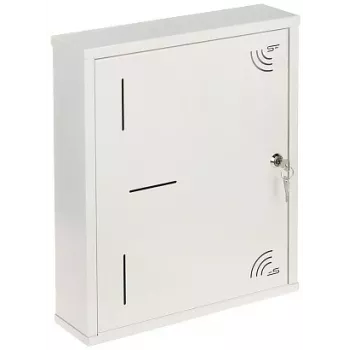 TESM-420X340X90N STALFLEX ant paviršiaus montuojamas telekomunikacijų korpusas, šviesiai pilkas (RAL 7035), 420x340x90 mm, IP30, plienas